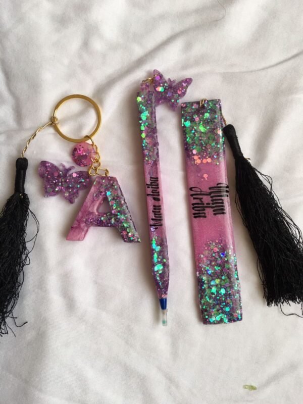 Resin Bookmark & Pen